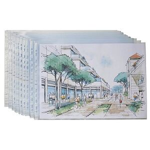 OXFORD Prospekthüllen DIN A3 quer transparent genarbt 0,09 mm, 25 St. OXFORD Prospekthüllen DIN A3 quer transparent genarbt 0,09 mm, 25 St.