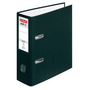 herlitz maX.f pro Ordner schwarz Karton 8,0 cm DIN A5 hoch, 1 St. herlitz maX.f pro Ordner schwarz Karton 8,0 cm DIN A5 hoch, 1 St.