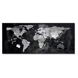 SIGEL Glas-Magnettafel artverum® 130,0 x 55,0 cm World-Map SIGEL Glas-Magnettafel artverum® 130,0 x 55,0 cm World-Map