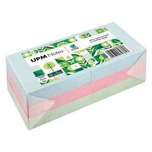 UPM Notes Pastellmix Haftnotizen doppelte Haftung farbsortiert, 12 Blöcke UPM Notes Pastellmix Haftnotizen doppelte Haftung farbsortiert, 12 Blöcke