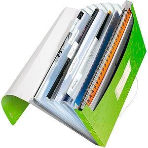 LEITZ Fächermappe WOW 4589 6 Fächer grün, 1 St. LEITZ Fächermappe WOW 4589 6 Fächer grün, 1 St.