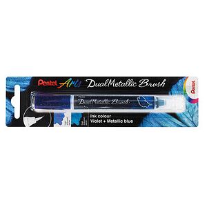 Pentel Dual Metallic Brush XGFH-DVX Brush-Pen lila, 1 St. Pentel Dual Metallic Brush XGFH-DVX Brush-Pen lila, 1 St.