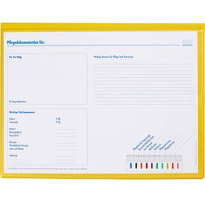 BOI Patienten-Dokumentationsmappe Professional-Line DIN A4 quer gelb, 1 St. BOI Patienten-Dokumentationsmappe Professional-Line DIN A4 quer gelb, 1 St.