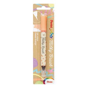 Pentel Milky Brush XGFH-PFX Brush-Pen orange, 1 St. Pentel Milky Brush XGFH-PFX Brush-Pen orange, 1 St.