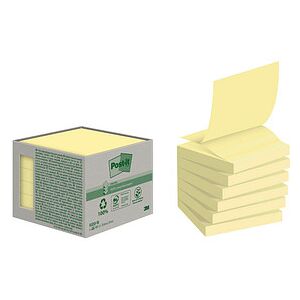 Post-it® Recycling Z-Notes Haftnotizen R3301B gelb, 6 Blöcke Post-it® Recycling Z-Notes Haftnotizen R3301B gelb, 6 Blöcke