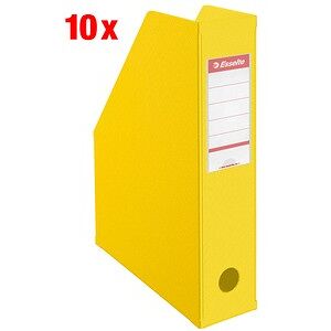 10 Esselte Stehsammler 56001 gelb Kunststoff, DIN A4 10 Esselte Stehsammler 56001 gelb Kunststoff, DIN A4