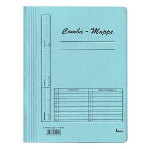 bene Schnellhefter Comba-Mappe Karton blau DIN A4, 5 St. bene Schnellhefter Comba-Mappe Karton blau DIN A4, 5 St.
