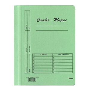 bene Schnellhefter Comba-Mappe Karton grün DIN A4, 5 St. bene Schnellhefter Comba-Mappe Karton grün DIN A4, 5 St.