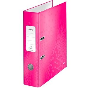 LEITZ Ordner pink Karton 8,0 cm DIN A4, 1 St. LEITZ Ordner pink Karton 8,0 cm DIN A4, 1 St.