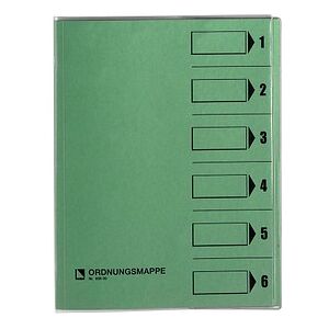 bene Ordnungsmappe 6 Fächer grün, 1 St. bene Ordnungsmappe 6 Fächer grün, 1 St.