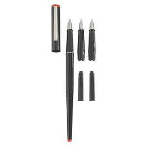 herlitz Patronenfüller schwarz Kalligraphie-Feder 1,1 / 1,5 / 2,3 mm, 3 St. herlitz Patronenfüller schwarz Kalligraphie-Feder 1,1 / 1,5 / 2,3 mm, 3 St.