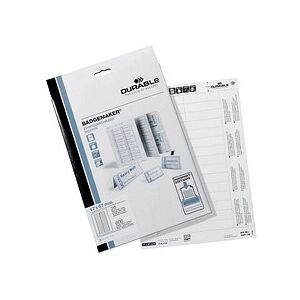 DURABLE Einsteckschilder für Namensschilder Badgemaker 6,7 x 1,7 cm, 600 St. DURABLE Einsteckschilder für Namensschilder Badgemaker 6,7 x 1,7 cm, 600 St.