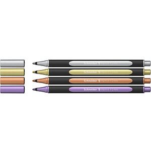 Schneider 020 Lackmarker farbsortiert 1,0 - 2,0 mm, 4 Set Schneider 020 Lackmarker farbsortiert 1,0 - 2,0 mm, 4 Set