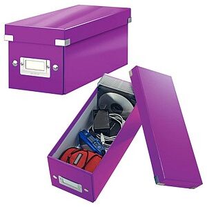 LEITZ CD-/DVD-Box Click & Store violett, 1 St. LEITZ CD-/DVD-Box Click & Store violett, 1 St.