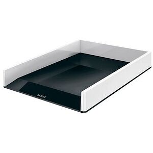 LEITZ Briefablage WOW Duo Colour schwarz/weiß DIN A4, 1 St. LEITZ Briefablage WOW Duo Colour schwarz/weiß DIN A4, 1 St.