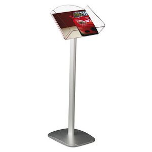 update displays Prospektständer silber DIN A4 25,0 x 33,0 x 97,0 cm, 1 St. update displays Prospektständer silber DIN A4 25,0 x 33,0 x 97,0 cm, 1 St.