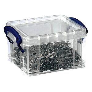 Really Useful Box Aufbewahrungsbox 0,3 l transparent 12,0 x 8,5 x 6,5 cm, 1 St. Really Useful Box Aufbewahrungsbox 0,3 l transparent 12,0 x 8,5 x 6,5 cm, 1 St.