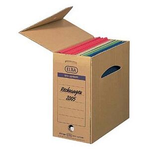 ELBA Archivboxen tric system braun 16,0 x 34,0 x 32,0 cm, 6 St. ELBA Archivboxen tric system braun 16,0 x 34,0 x 32,0 cm, 6 St.