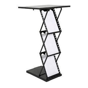 update displays Prospektständer schwarz DIN A4 3 Fächer 29,0 x 40,0 x 95,5 cm, 1 St. update displays Prospektständer schwarz DIN A4 3 Fächer 29,0 x 40,0 x 95,5 cm, 1 St.