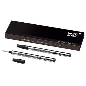 MONTBLANC LeGrand M Mystery Black Tintenrollerminen schwarz 1,0 mm 2 St. MONTBLANC LeGrand M Mystery Black Tintenrollerminen schwarz 1,0 mm 2 St.