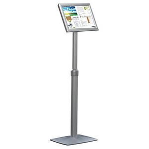FRANKEN Infoständer silber DIN A4 33,0 x 25,0 x 86,5 - 125,0 cm, 1 St. FRANKEN Infoständer silber DIN A4 33,0 x 25,0 x 86,5 - 125,0 cm, 1 St.