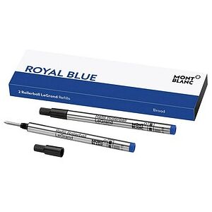 MONTBLANC LeGrand B Royal Blue Tintenrollerminen königsblau 1,4 mm 2 St. MONTBLANC LeGrand B Royal Blue Tintenrollerminen königsblau 1,4 mm 2 St.