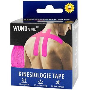 WUNDmed® Tape Kinesiologie 04-040 pink 5,0 cm x 5,0 m, 1 St. WUNDmed® Tape Kinesiologie 04-040 pink 5,0 cm x 5,0 m, 1 St.