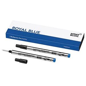 MONTBLANC LeGrand M Royal Blue Tintenrollerminen königsblau 1,0 mm 2 St. MONTBLANC LeGrand M Royal Blue Tintenrollerminen königsblau 1,0 mm 2 St.
