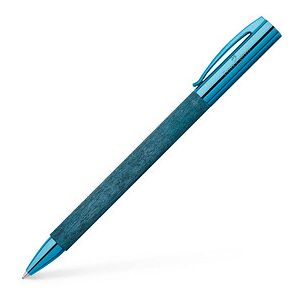 FABER-CASTELL Kugelschreiber Ambition blue wood, Schreibfarbe: schwarz, 1 St. FABER-CASTELL Kugelschreiber Ambition blue wood, Schreibfarbe: schwarz, 1 St.