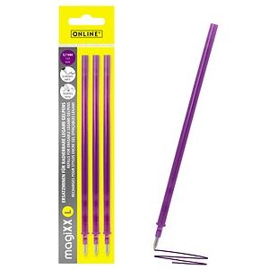 ONLINE® magiXX L Gelschreiberminen lila 0,7 mm 3 St. ONLINE® magiXX L Gelschreiberminen lila 0,7 mm 3 St.