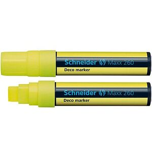 Schneider Maxx 260 Kreidemarker gelb 5,0 - 15,0 mm, 1 St. Schneider Maxx 260 Kreidemarker gelb 5,0 - 15,0 mm, 1 St.