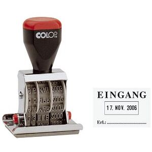 COLOP Datumstempel mit Text "Eingang" 04060 ohne Logo, 1 St. COLOP Datumstempel mit Text "Eingang" 04060 ohne Logo, 1 St.