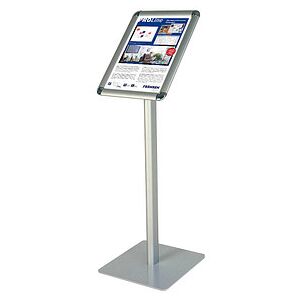 FRANKEN Infoständer silber DIN A4 28,0 x 28,0 x 80,0 cm, 1 St. FRANKEN Infoständer silber DIN A4 28,0 x 28,0 x 80,0 cm, 1 St.