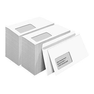 MAILmedia Briefumschläge DIN lang mit Fenster weiß selbstklebend 1.000 St. MAILmedia Briefumschläge DIN lang mit Fenster weiß selbstklebend 1.000 St.