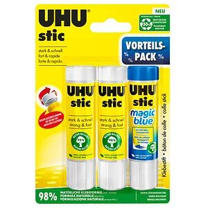 2 + 1 GRATIS: UHU stic Klebestift 21,0 g, 2 St. + GRATIS 1x 21,0 g UHU stic MAGIC 2 + 1 GRATIS: UHU stic Klebestift 21,0 g, 2 St. + GRATIS 1x 21,0 g UHU stic MAGIC