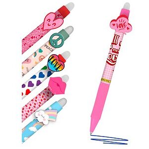 ONLINE® magiXX Fun Gelschreiber Love& 0,7 mm, Schreibfarbe: blau, 6 St. ONLINE® magiXX Fun Gelschreiber Love& 0,7 mm, Schreibfarbe: blau, 6 St.
