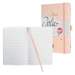 SIGEL Notizbuch Jolie® Rose Love ca. DIN A5 liniert, rose/gold/weiß Hardcover 174 Seiten, 1 St. SIGEL Notizbuch Jolie® Rose Love ca. DIN A5 liniert, rose/gold/weiß Hardcover 174 Seiten, 1 St.