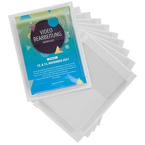 EICHNER Dokumentenhüllen selbstklebend transparent A5, 10 St. EICHNER Dokumentenhüllen selbstklebend transparent A5, 10 St.