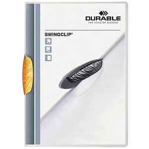 DURABLE Klemmhefter SWINGCLIP orange, 25 St. DURABLE Klemmhefter SWINGCLIP orange, 25 St.