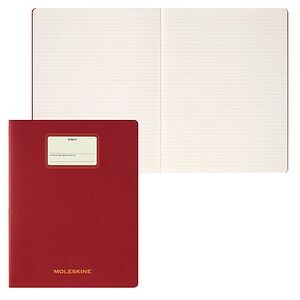 MOLESKINE Notizbuch Student Cahier XXL ca. DIN A4 quer liniert, rot Hardcover 120 Seiten, 1 St. MOLESKINE Notizbuch Student Cahier XXL ca. DIN A4 quer liniert, rot Hardcover 120 Seiten, 1 St.