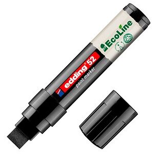 edding 52 EcoLine Lackmarker schwarz 4,0 - 15,0 mm, 1 St. edding 52 EcoLine Lackmarker schwarz 4,0 - 15,0 mm, 1 St.