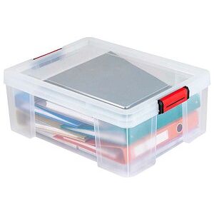 PAPERFLOW CLIP`N STORE Aufbewahrungsbox 27,0 l transparent 50,0 x 39,0 x 20,0 cm, 1 St. PAPERFLOW CLIP`N STORE Aufbewahrungsbox 27,0 l transparent 50,0 x 39,0 x 20,0 cm, 1 St.