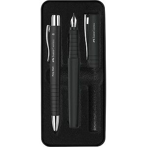 FABER-CASTELL Schreibset Poly Ball Pen schwarz FABER-CASTELL Schreibset Poly Ball Pen schwarz
