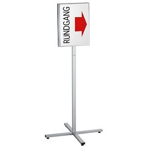 DURABLE Infoständer INFO STAND OUTDOOR silber DIN A3 63,8 x 63,8 x 142,0 cm, 1 St. DURABLE Infoständer INFO STAND OUTDOOR silber DIN A3 63,8 x 63,8 x 142,0 cm, 1 St.