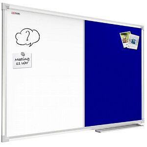 ALLboards Whiteboard-Pinnwand 120,0 x 90,0 cm Textil blau ALLboards Whiteboard-Pinnwand 120,0 x 90,0 cm Textil blau