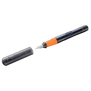 Pelikan Pelikano® Junior Patronenfüller antrazit/orange A (für Anfänger), 1 St. Pelikan Pelikano® Junior Patronenfüller antrazit/orange A (für Anfänger), 1 St.