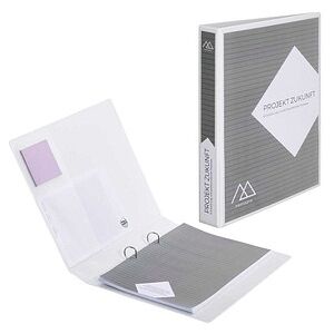 Exacompta Kreacover Ringbuch 2-Ringe weiß 4,7 cm DIN A4, 1 St. Exacompta Kreacover Ringbuch 2-Ringe weiß 4,7 cm DIN A4, 1 St.