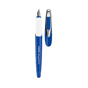 herlitz my.pen Patronenfüller blau/weiß M (mittel), 1 St. herlitz my.pen Patronenfüller blau/weiß M (mittel), 1 St.