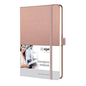 SIGEL Notizbuch Conceptum® ca. DIN A5 kariert, rose metallic Hardcover 194 Seiten, 1 St. SIGEL Notizbuch Conceptum® ca. DIN A5 kariert, rose metallic Hardcover 194 Seiten, 1 St.