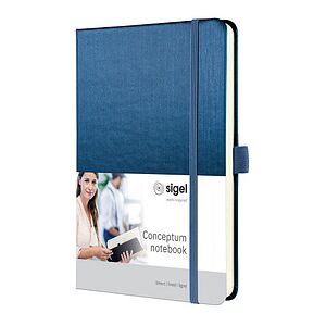 SIGEL Notizbuch Conceptum® ca. DIN A5 liniert, blue metallic Hardcover 194 Seiten, 1 St. SIGEL Notizbuch Conceptum® ca. DIN A5 liniert, blue metallic Hardcover 194 Seiten, 1 St.